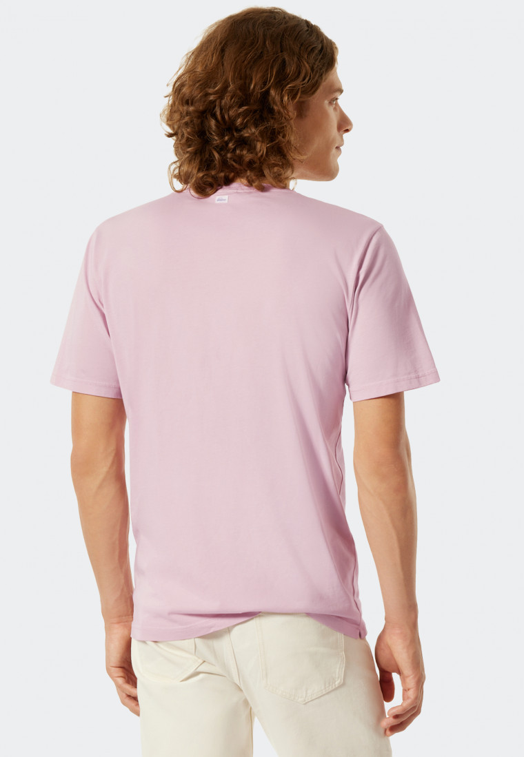 Shirt korte mouwen roze - Revival Hannes