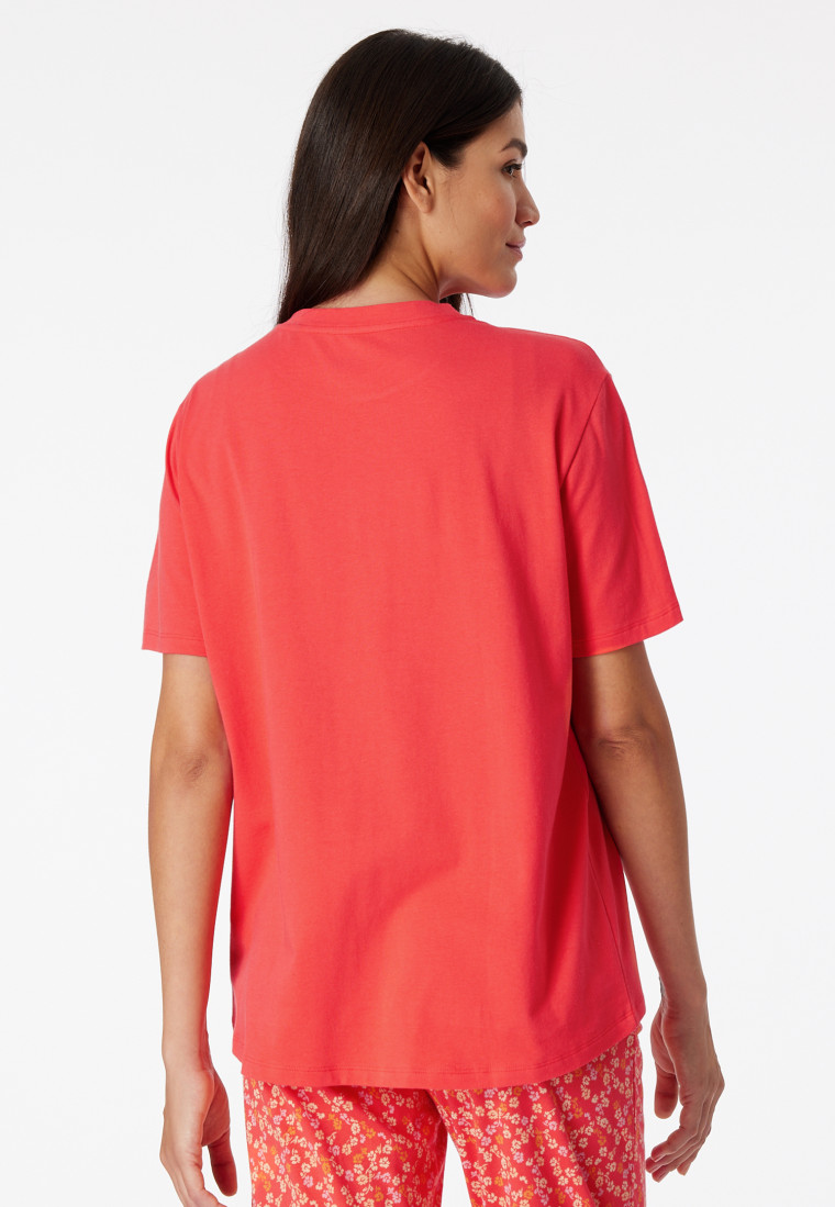 Shirt korte mouw rood - Mix+Relax