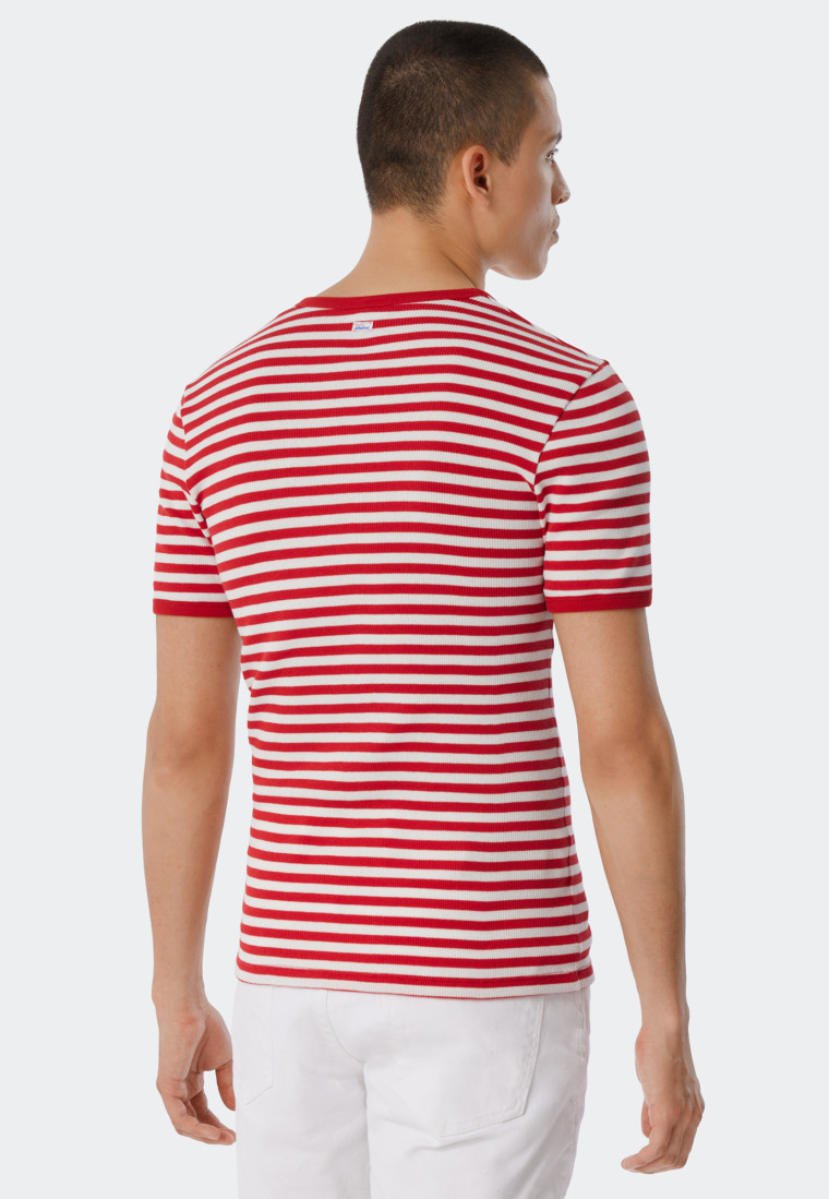 Shirt korte mouwen rood - Revival Friedrich