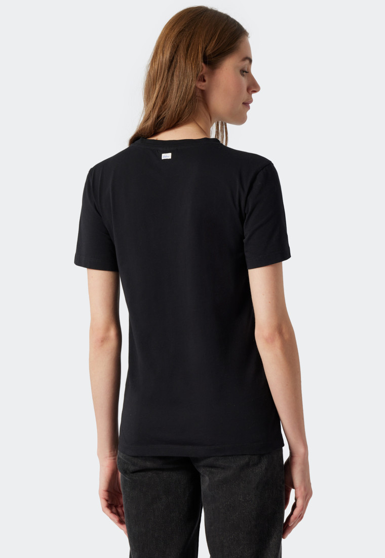 Shirt short-sleeve black - Revival Antonia