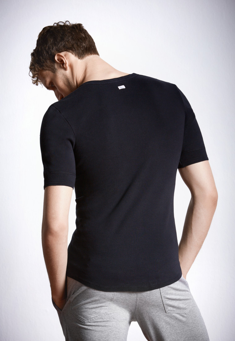 T-shirt manches courtes, noir - Revival Karl-Heinz