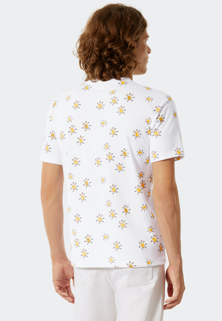 Shirt short-sleeved white - Art Edition by Noah Becker