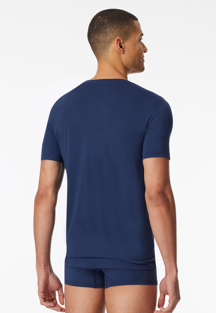 Shirt short sleeve v-neck admiral - Premium Modal