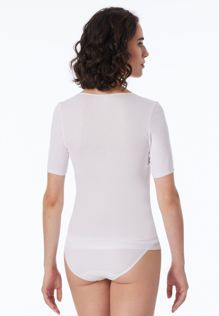 Maillot manches courtes blanc - Luxury