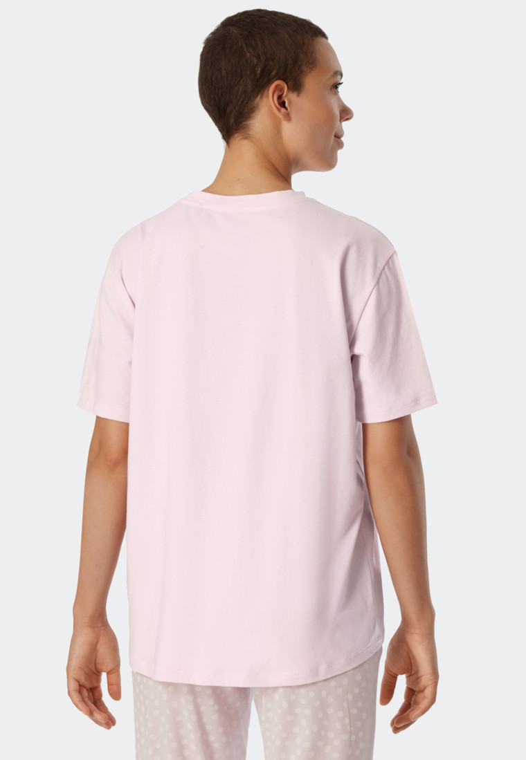 Shirt korte mouwen zachtroze - Mix+Relax