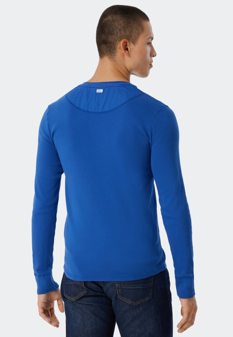 Shirt langarm atlantikblau - Revival Karl-Heinz