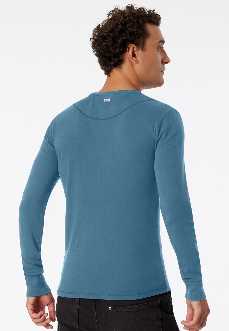 Shirt langarm blaugrau - Revival Karl-Heinz