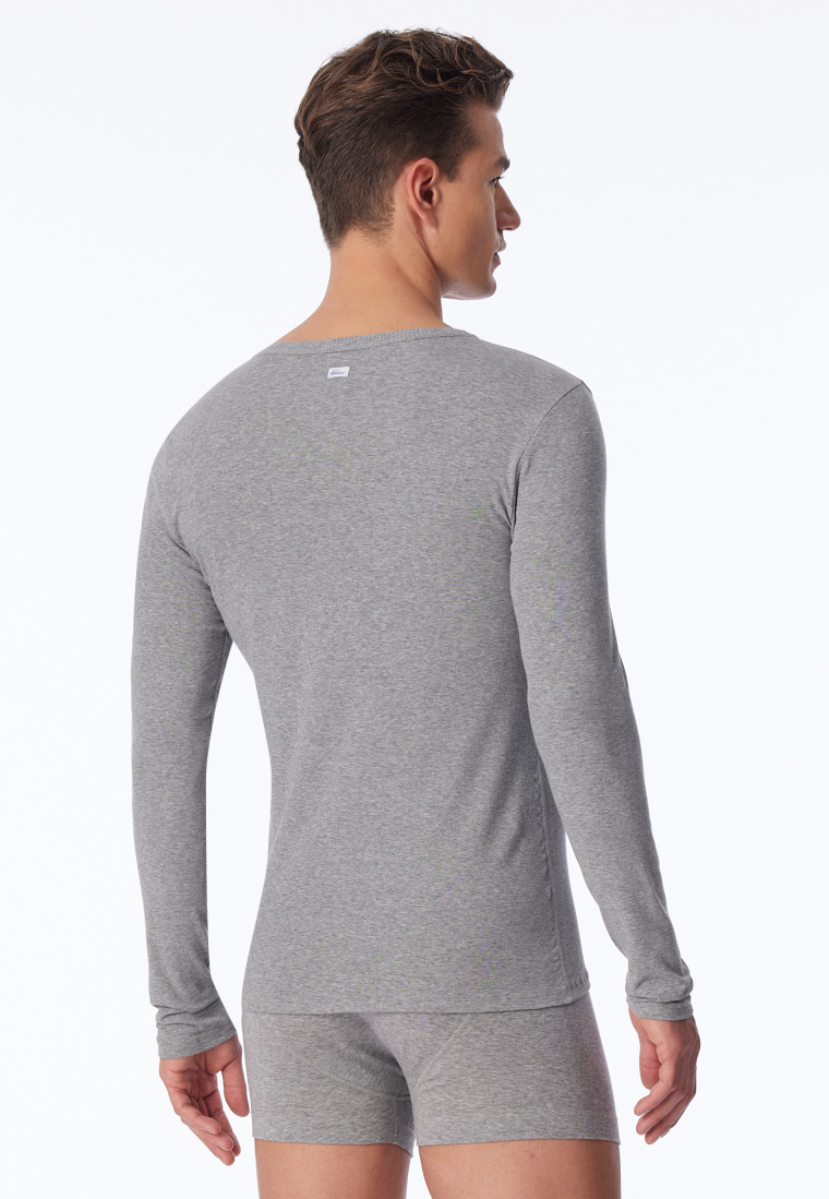 Long-sleeved shirt heather gray - Revival Ludwig