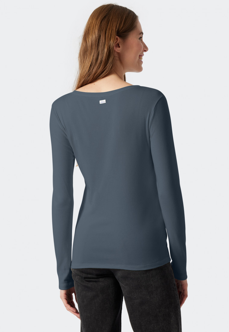 Shirt langarm jeansblau - Revival Martina