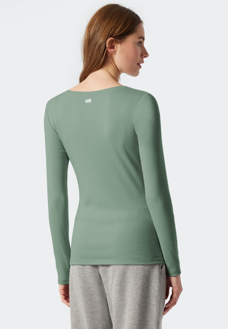 Maglia a maniche lunghe in tonalità lime - Revival Martina