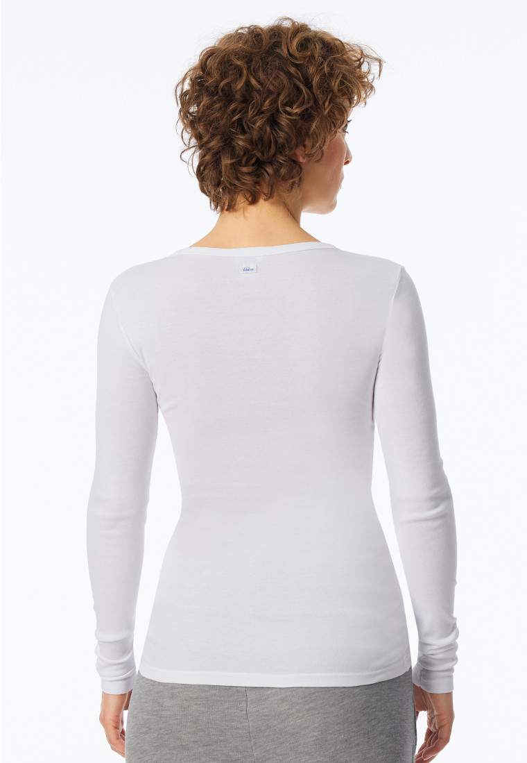 Shirt long-sleeve white - Revival Berta