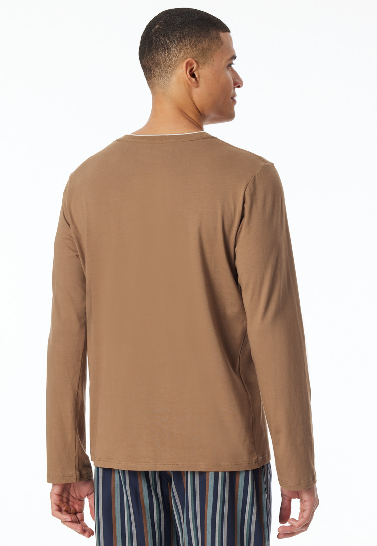 Shirt long-sleeve whiskey - Mix+Relax