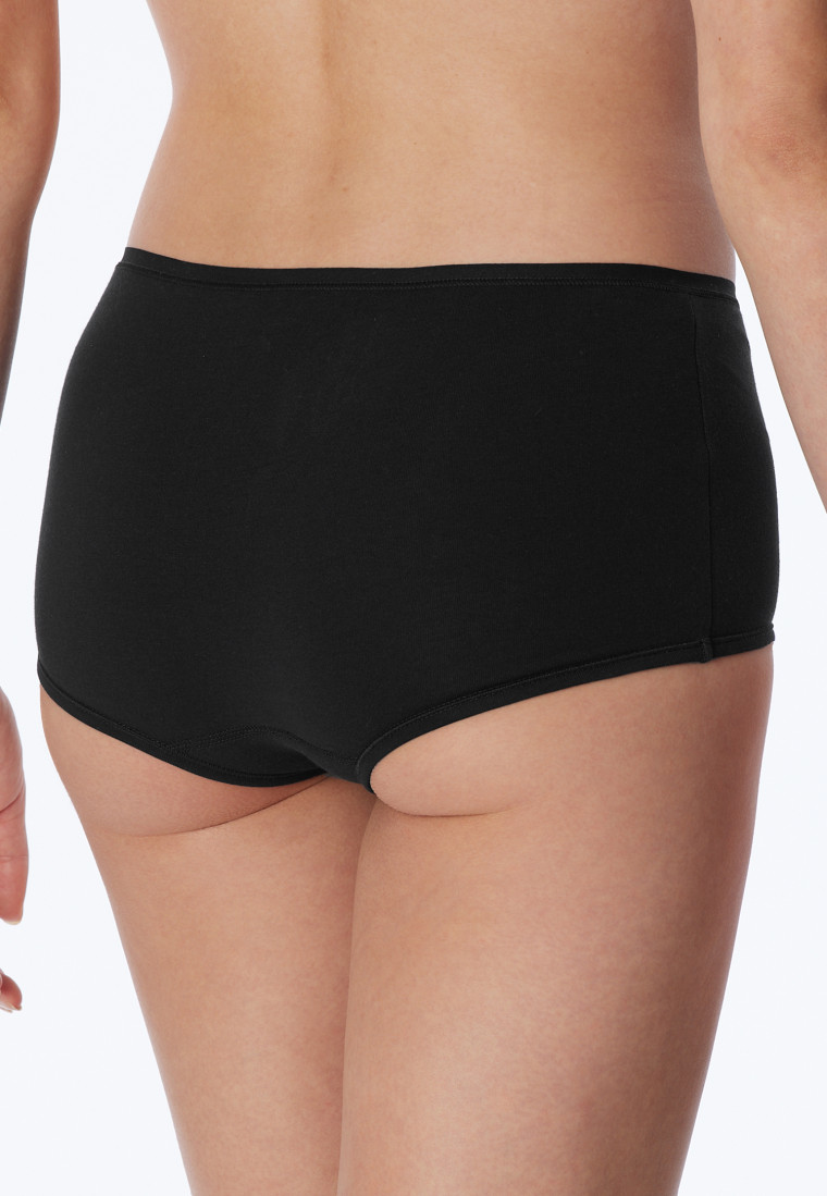 Shorts 2-pack biokatoen zwart - 95/5