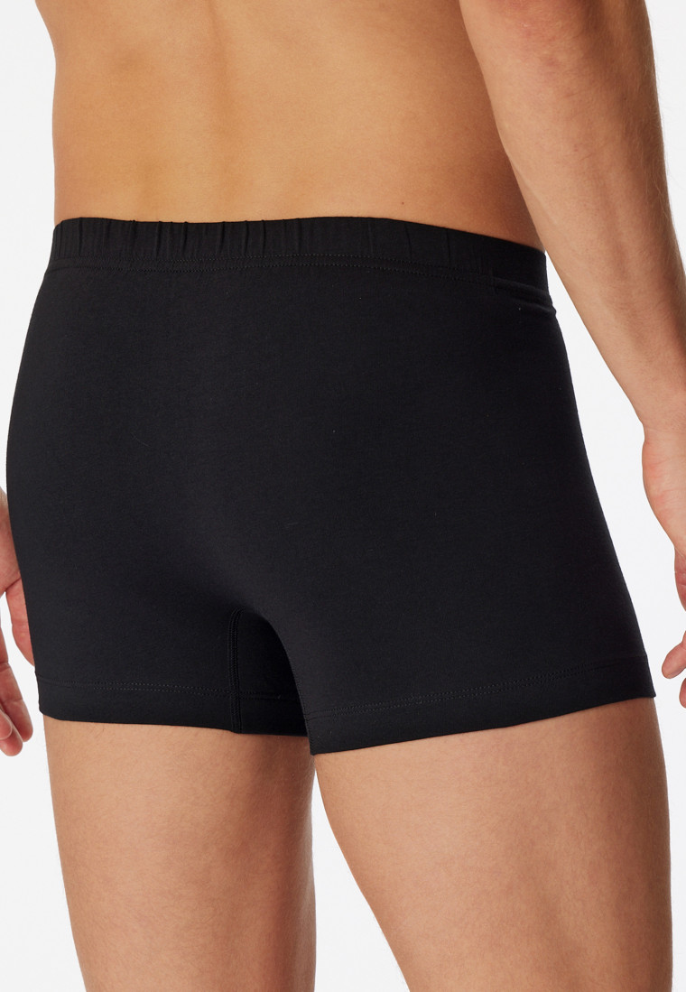 Lot de 3 boxers en coton bio noir - 95/5