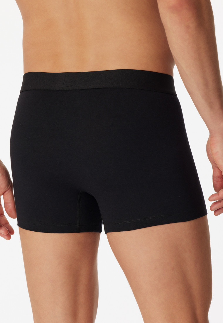 Shorts 3-pack biologisch katoen geweven elastische tailleband effen/patroon, meerkleurig - 95/5