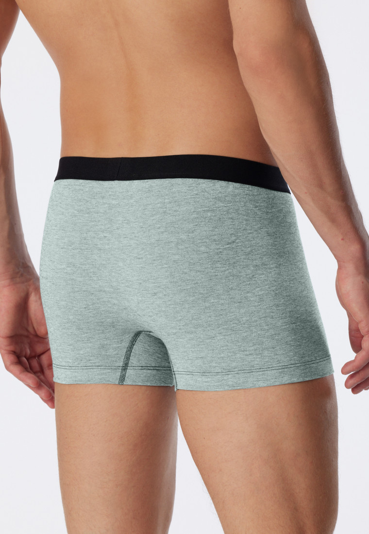 Boxer briefs fine heather jade - Piqué