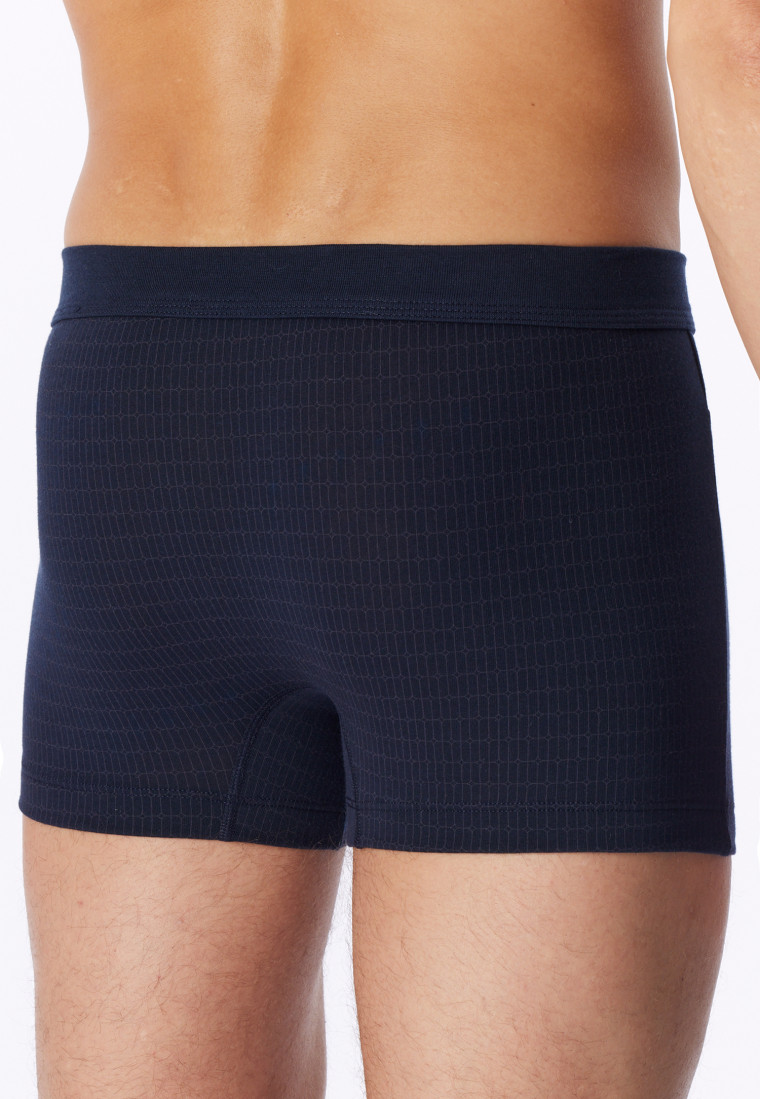 Shorts gemustert aubergine - Comfort Fit