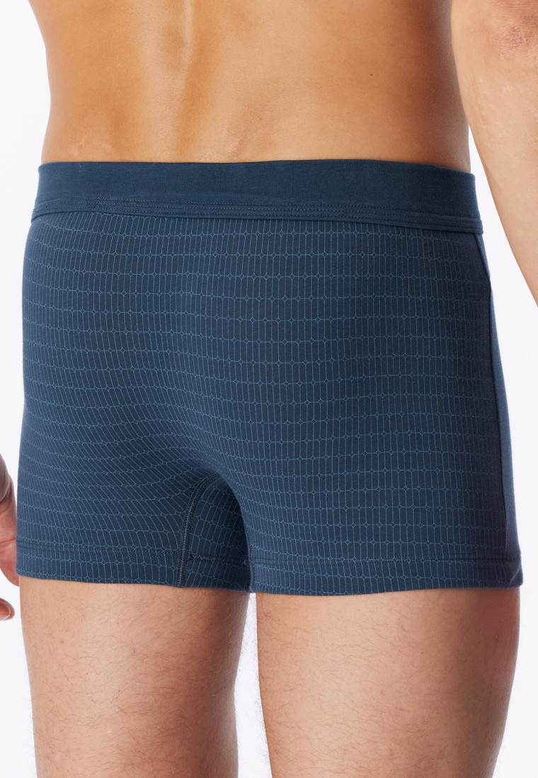 Shorts met patroon, diepblauw - Comfort Fit