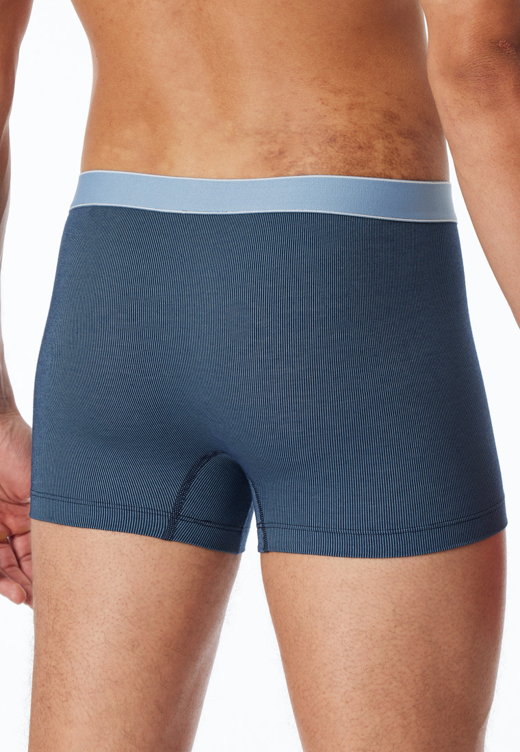 Shorts Modal gestreift blaugrau - Duality Function