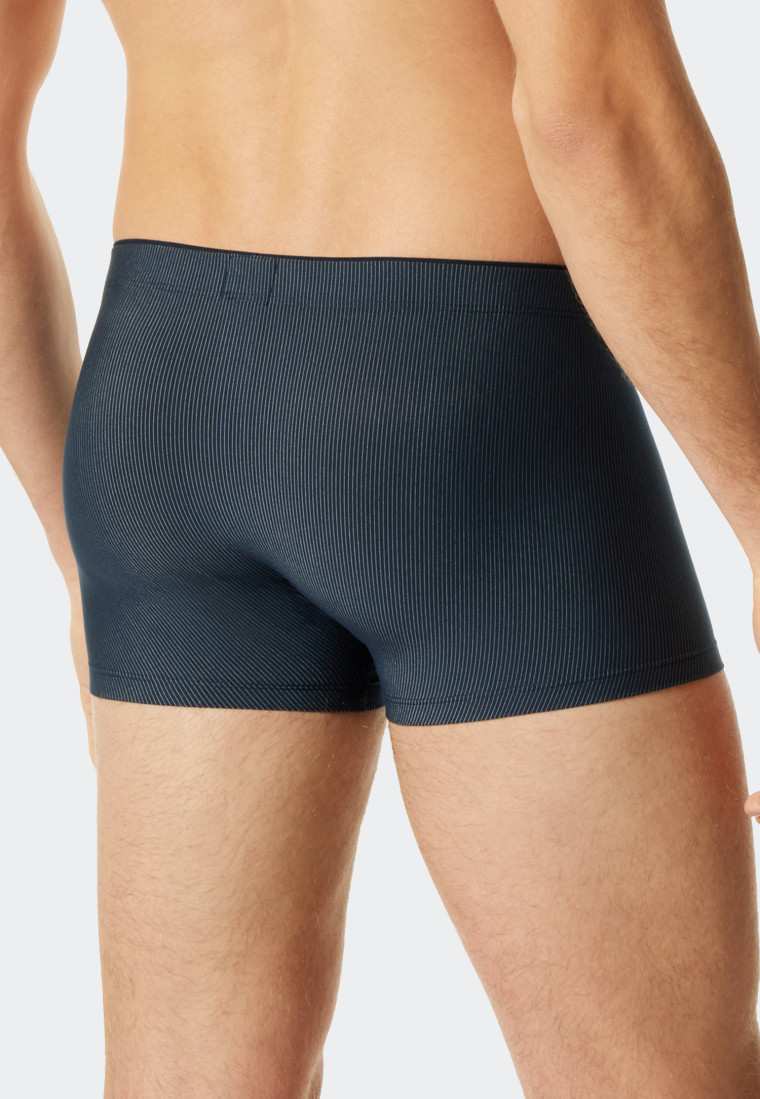 Boxer in modal a righe blu scuro/bianco - Long Life Soft