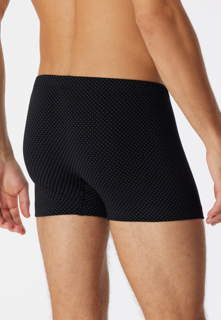 Boxer briefs black patterned - Cotton Casuals