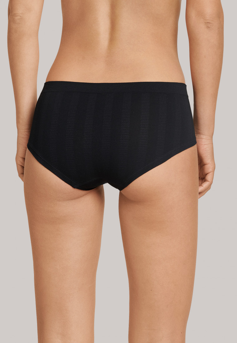 Boxer noir en bambou et sans couture - Active Mesh Bamboo