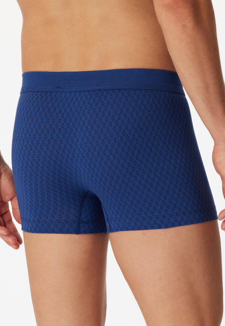 Boxer briefs stretch organic cotton patterned navy - 95/5