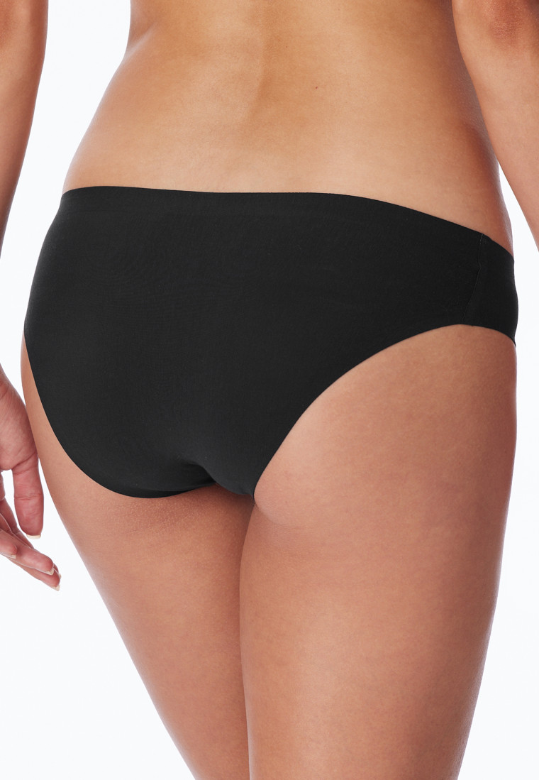 Seamless panties black - Invisible Cotton