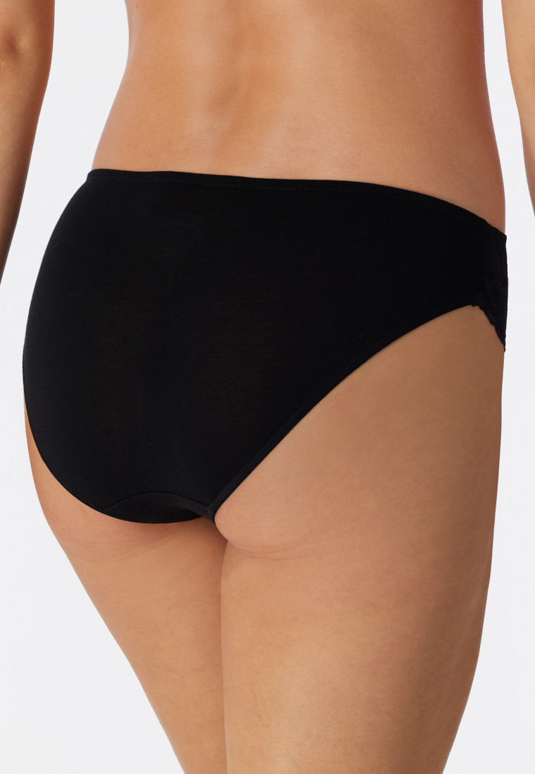 Slip Spitze schwarz - Modal & Lace