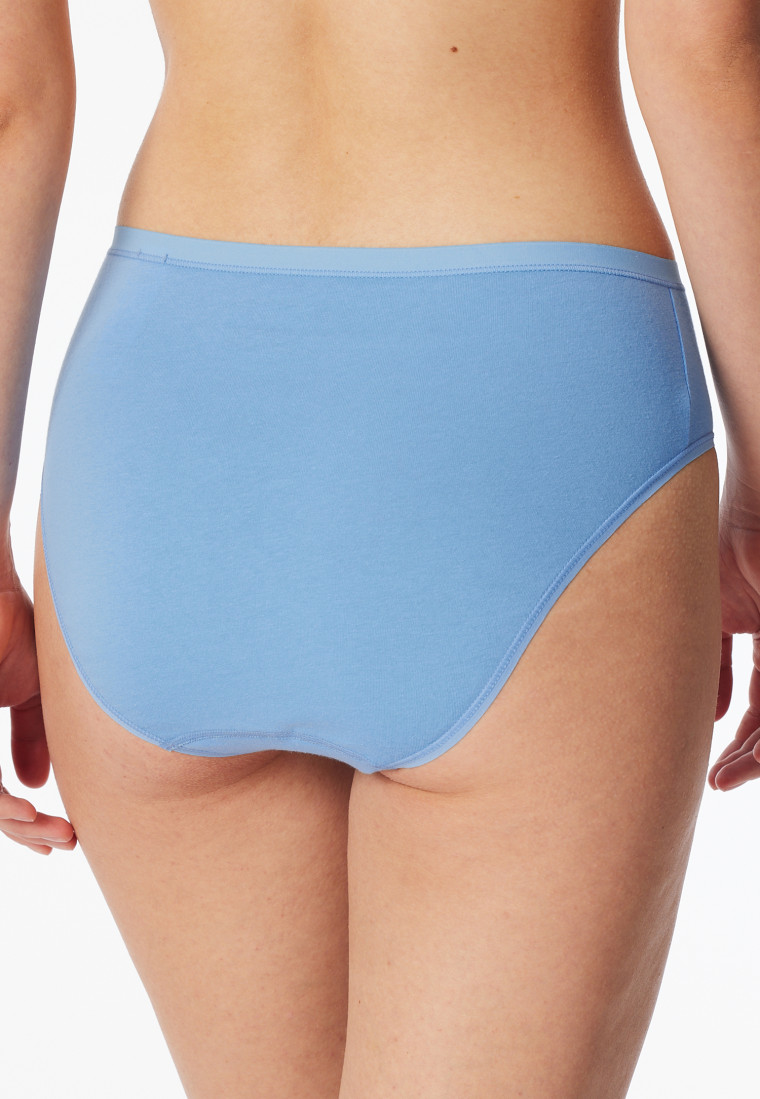 Briefs 2-pack Organic Cotton white/light blue - 95/5