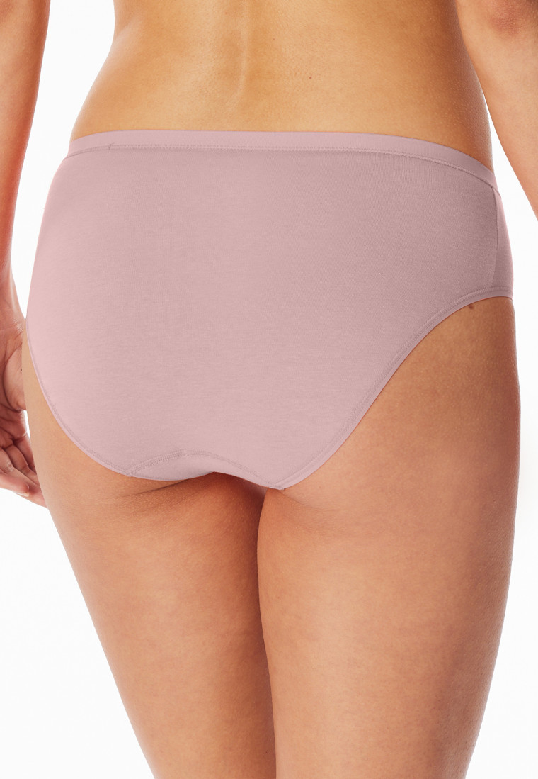 Slips 2er-Pack Organic Cotton weiß/ zartrosa - 95/5
