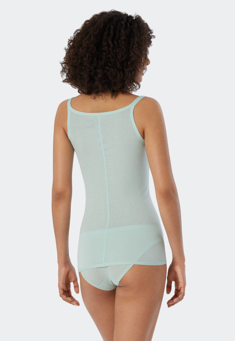 Top a spalline sottili di colore verde menta - Personal Fit