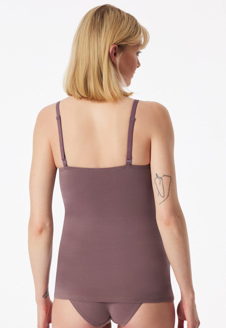 Spaghettitop zwangerschapsondergoed mauve - Unique Maternity