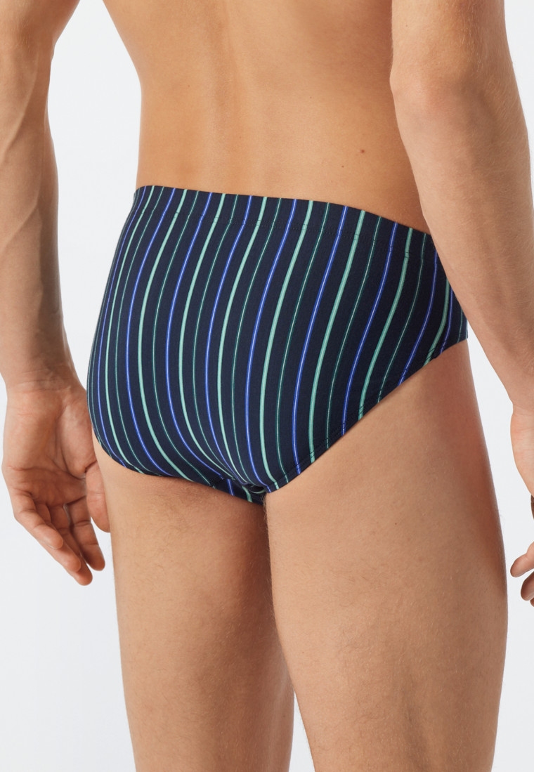 Bikini brief organic cotton striped multicolored - Fashion Daywear