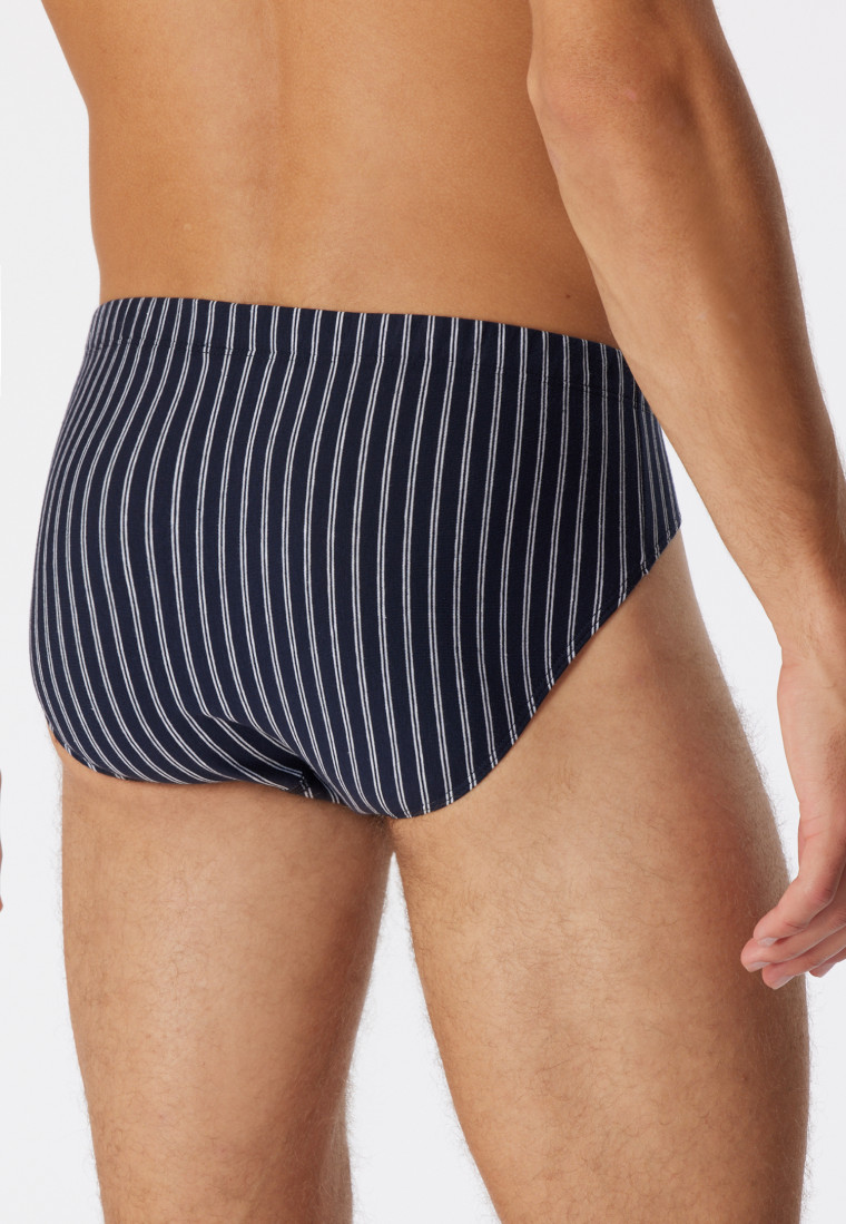 Bikini brief organic cotton stripes multicolored – 95/5