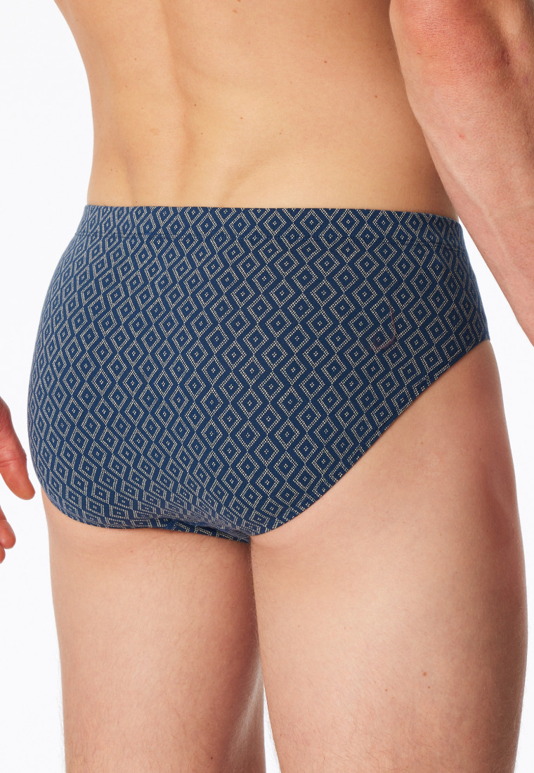 Supermini briefs atlantic blue patterned - 95/5