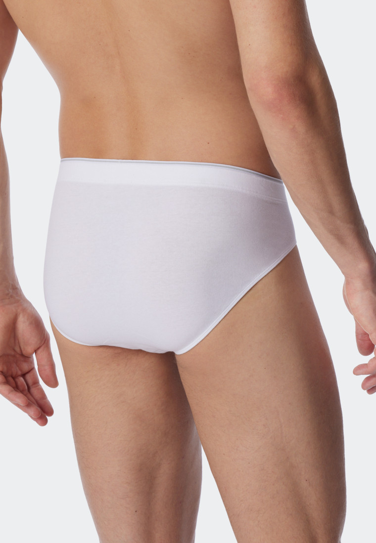 Slip super-mini coton bio blanc - 95/5