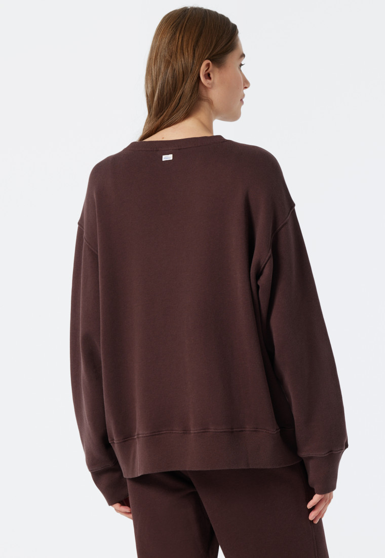 Sweater long-sleeve aubergine - Revival Lena