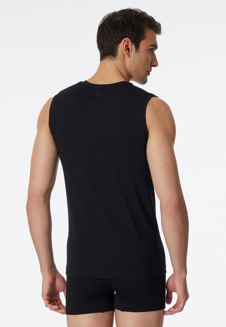 Tank Top schwarz - Long Life Cotton