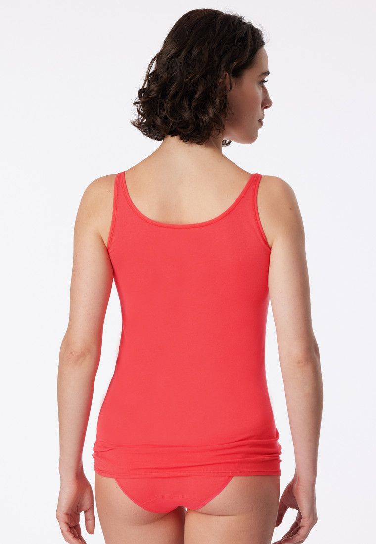 Top set van 2 van rood organic cotton - 95/5 Organic