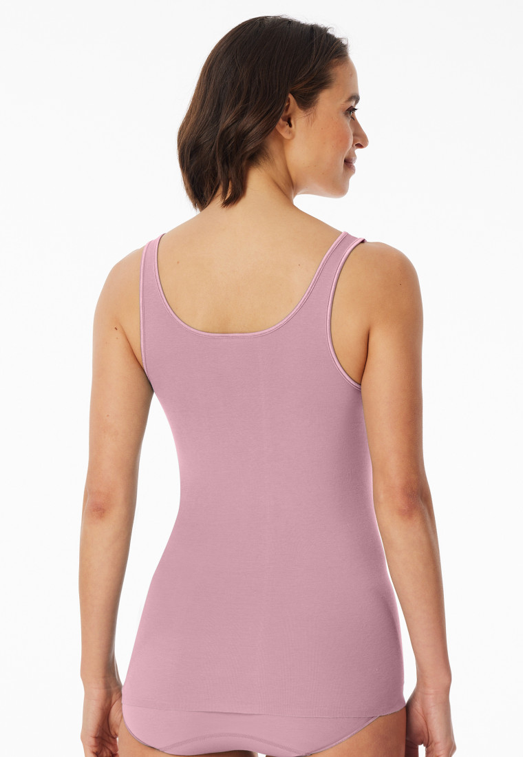 Chemise à bretelles bois de rose - Luxury
