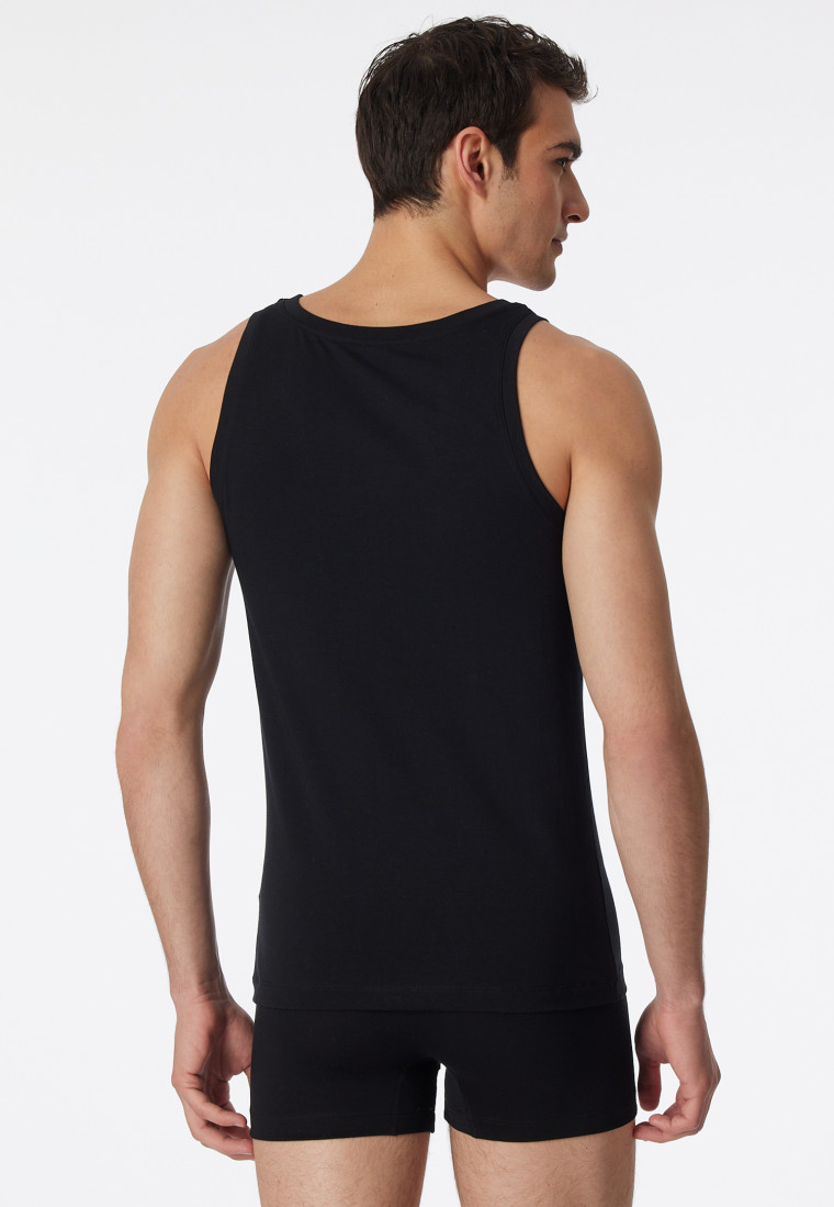 Maillot de corps noir - Long Life Cotton