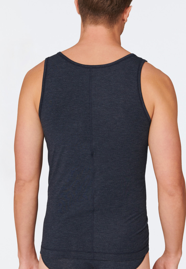 Maillot De Corps Femme Schiesser - Sans Coutures - Confort Absolu Noir