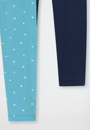 Leggings 2er-Pack Sterne Monde mehrfarbig - 95/5
