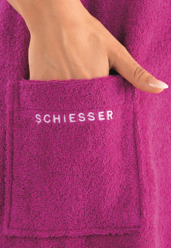 Sauna towel snaps 80x130 fuchsia - SCHIESSER Home