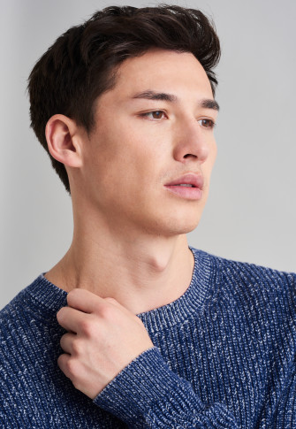 Knit sweater navy - Revival Eric