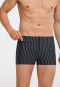 Badehose mit Reißverschlusstasche Wirkware  Streifen schwarz - Nautical Casual