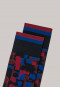 Herrensocken 2er-Pack Pima Baumwolle nachtblau/ mehrfarbig - Long Life Cool