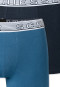 Shorts 3er-Pack jeansblau/ nachtblau/ blau gemustert - 95/5
