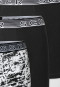 3-pack of Shorts, Black/Black-and-White Patterned - 95/5